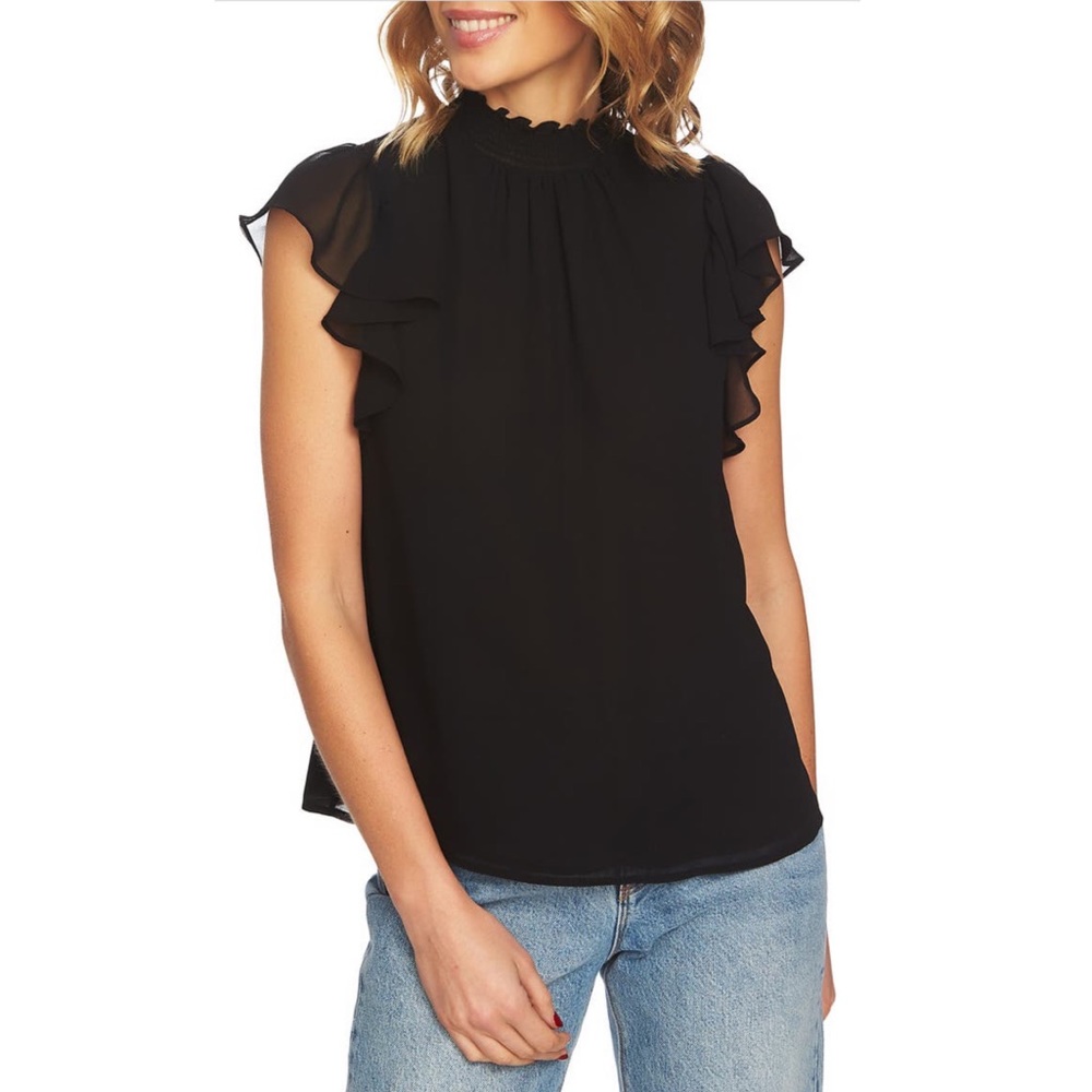 1 State Ruffle Top